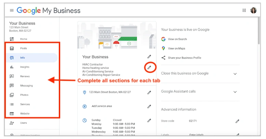 Optimize Your Google Business Profile Listing