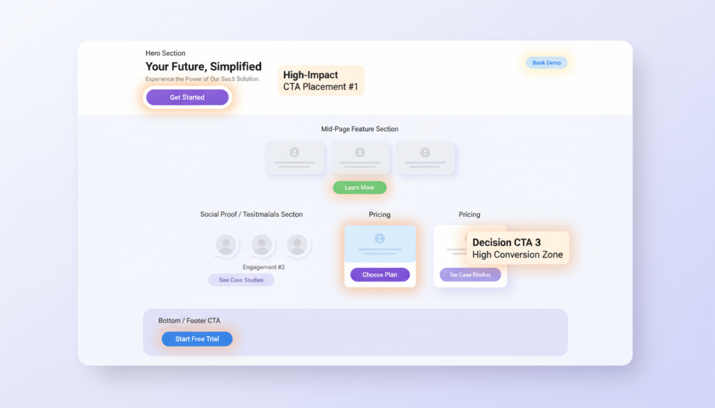 Where to place CTAs for maximum impact