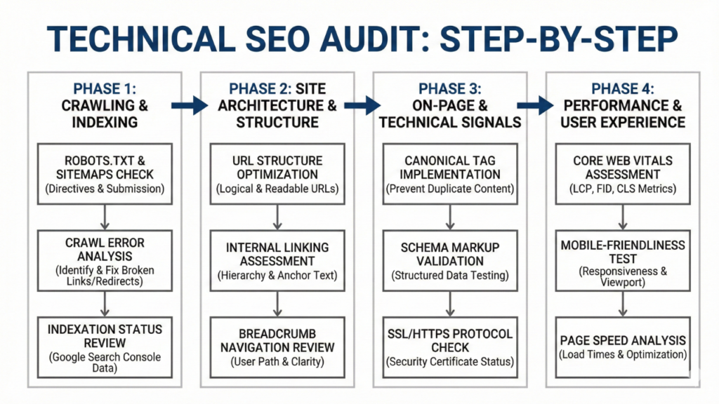 Technical SEO Audit Step-by-Step